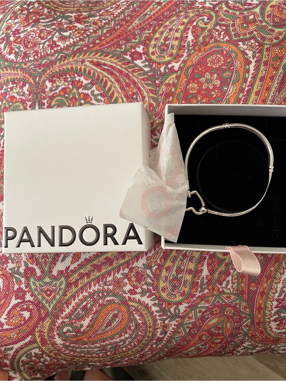Pandora Shiny Silver Snake Chain Bracelet